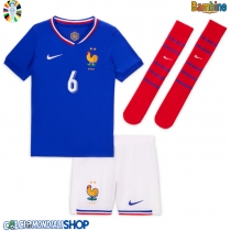 Maglie da calcio Francia Eduardo Camavinga #6 Prima Maglia Bambino Europei 2024 Manica Corta (+ Pantaloni corti)